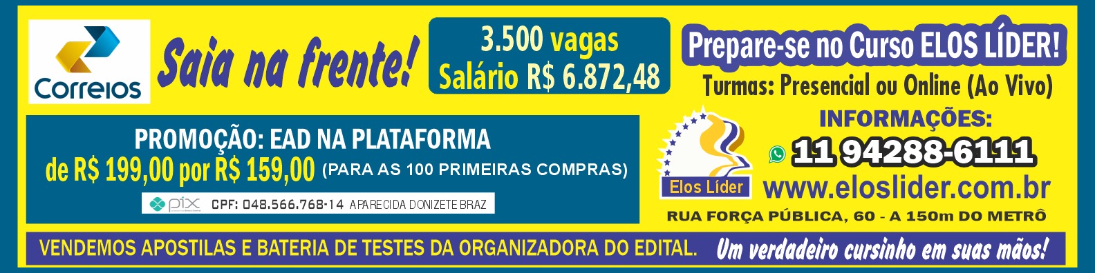 edital correios 2025