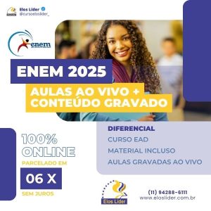 ENEM: Aulas Ao Vivo + Conteúdo Gravado
