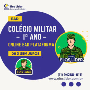 Colégio Militar 1º Ano Ensino Médio - Online EAD plataforma