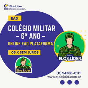 Colégio Militar - 6º ano - Online EAD plataforma
